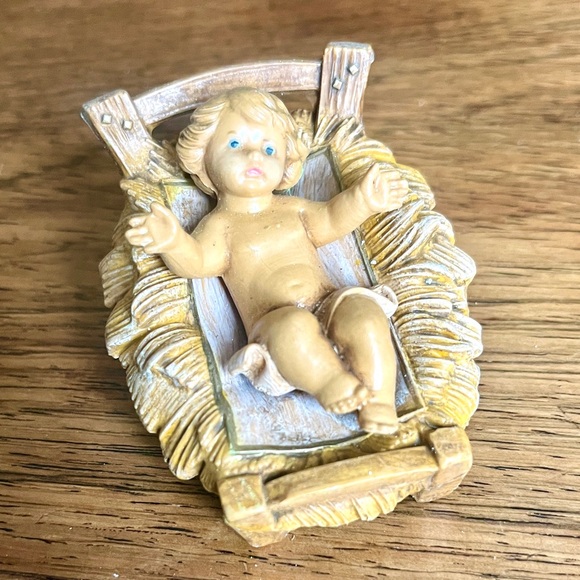 Vintage Nativity Christmas Crèche Fontanini Figures Hand Painted XMAS Italian - Picture 7 of 9